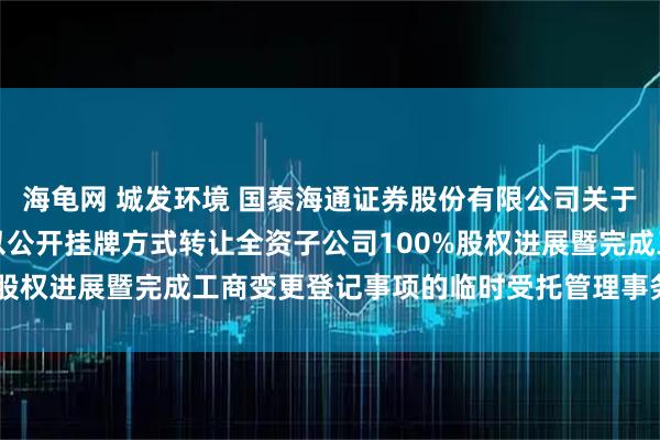 海龟网 城发环境 国泰海通证券股份有限公司关于城发环境股份有限公司以公开挂牌方式转让全资子公司100%股权进展暨完成工商变更登记事项的临时受托管理事务报告(2)