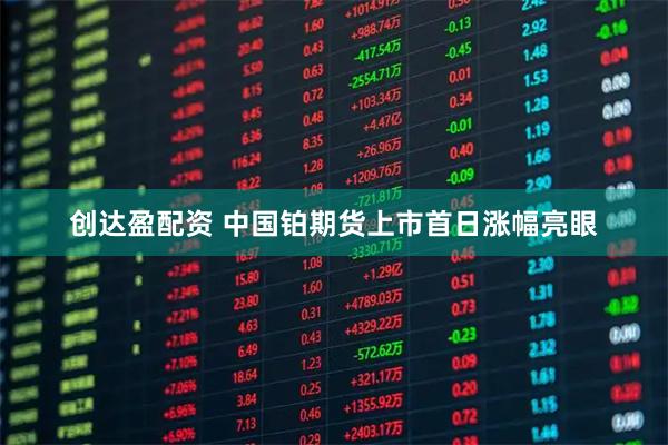创达盈配资 中国铂期货上市首日涨幅亮眼